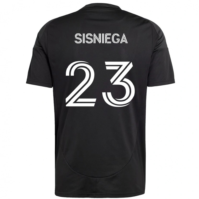 Danxen Kvinder Pablo Sisniega #23 Himmelblå Hvid Udebane Spillertrøjer 2025/26 Trøje T-Shirt
