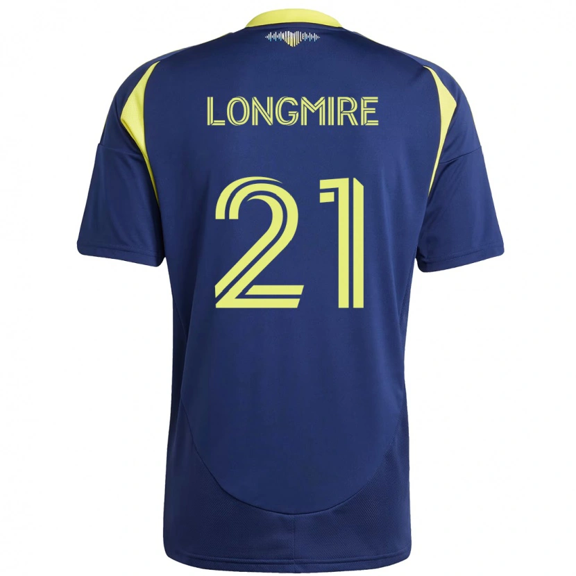 Danxen Kvinder Ahmed Longmire #21 Gul Marineblå Udebane Spillertrøjer 2025/26 Trøje T-Shirt