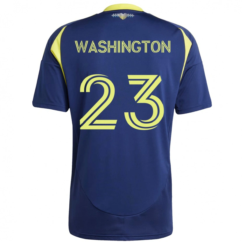 Danxen Kvinder Taylor Washington #23 Gul Marineblå Udebane Spillertrøjer 2025/26 Trøje T-Shirt