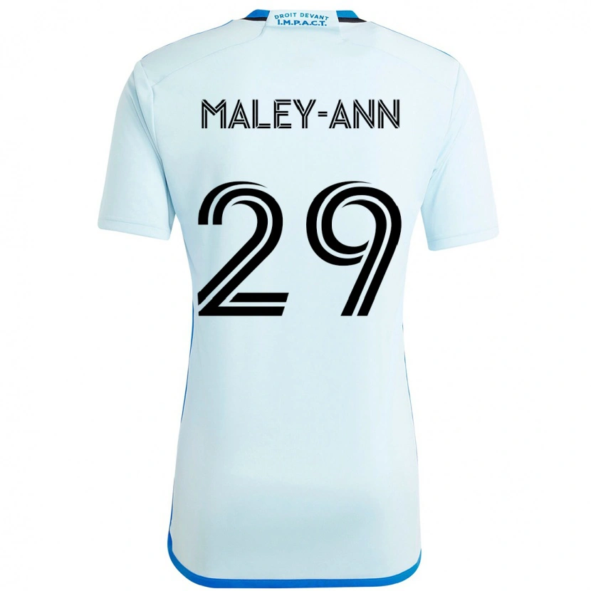 Danxen Kvinder Caron Maley-Ann #29 Mørkeblå Sort Udebane Spillertrøjer 2025/26 Trøje T-Shirt