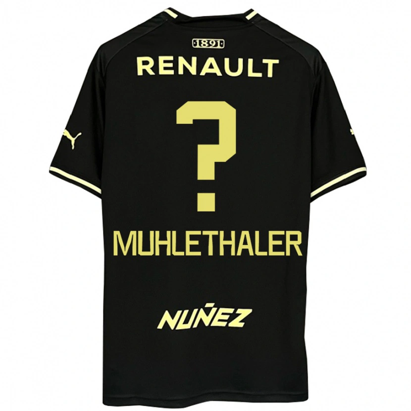 Danxen Kvinder Stiven Muhlethaler #0 Gul Sort Udebane Spillertrøjer 2025/26 Trøje T-Shirt