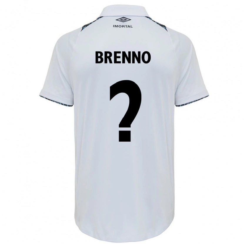 Danxen Kvinder Brenno #0 Blå Sort Hvid Udebane Spillertrøjer 2025/26 Trøje T-Shirt