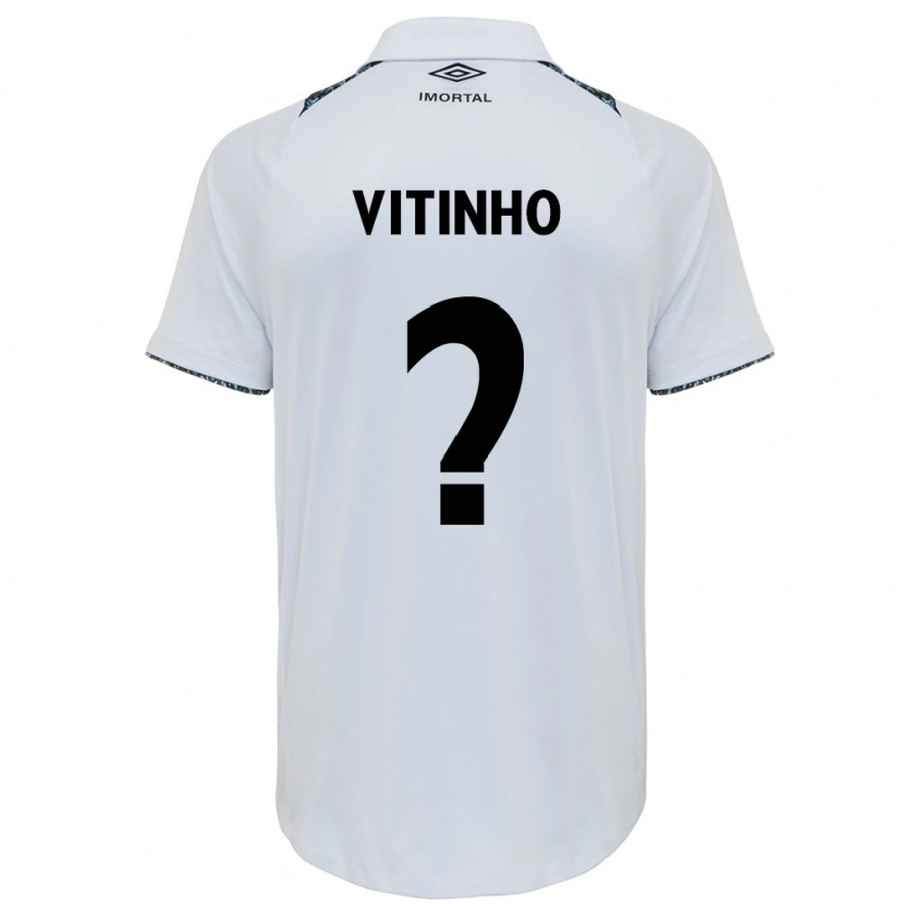 Danxen Kvinder Vitinho #0 Blå Sort Hvid Udebane Spillertrøjer 2025/26 Trøje T-Shirt