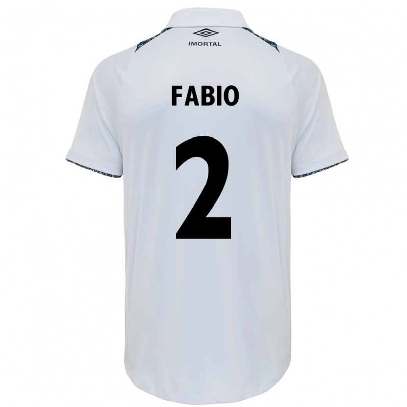 Danxen Kvinder Fábio #2 Blå Sort Hvid Udebane Spillertrøjer 2025/26 Trøje T-Shirt
