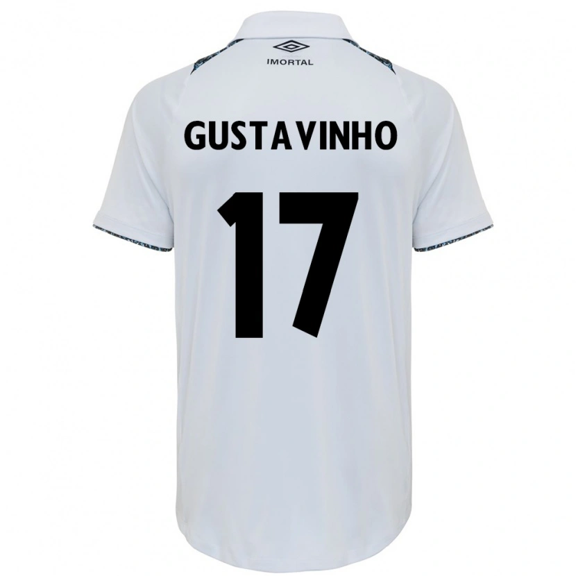 Danxen Kvinder Gustavinho #17 Blå Sort Hvid Udebane Spillertrøjer 2025/26 Trøje T-Shirt