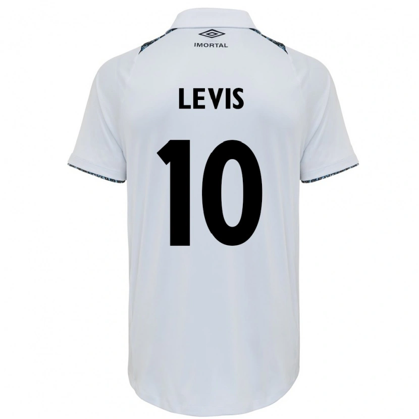 Danxen Kvinder Rafa Levis #10 Blå Sort Hvid Udebane Spillertrøjer 2025/26 Trøje T-Shirt