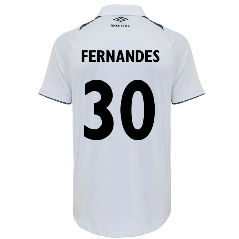 Danxen Kvinder Raquel Fernandes #30 Blå Sort Hvid Udebane Spillertrøjer 2025/26 Trøje T-Shirt