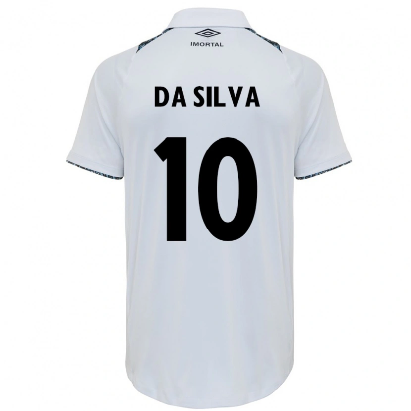 Danxen Kvinder Juliana Odilon Da Silva #10 Blå Sort Hvid Udebane Spillertrøjer 2025/26 Trøje T-Shirt