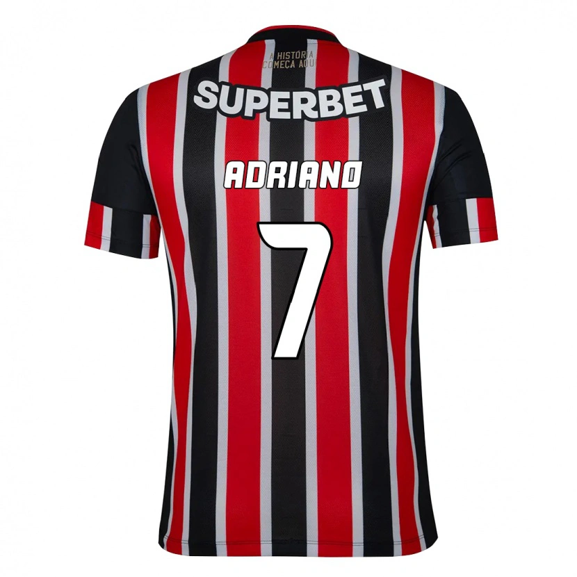 Danxen Kvinder João Adriano #7 Rød Sort Hvid Udebane Spillertrøjer 2025/26 Trøje T-Shirt