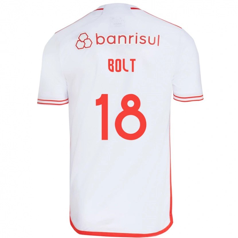 Danxen Kvinder Tamara Bolt #18 Hvid Rød Udebane Spillertrøjer 2025/26 Trøje T-Shirt