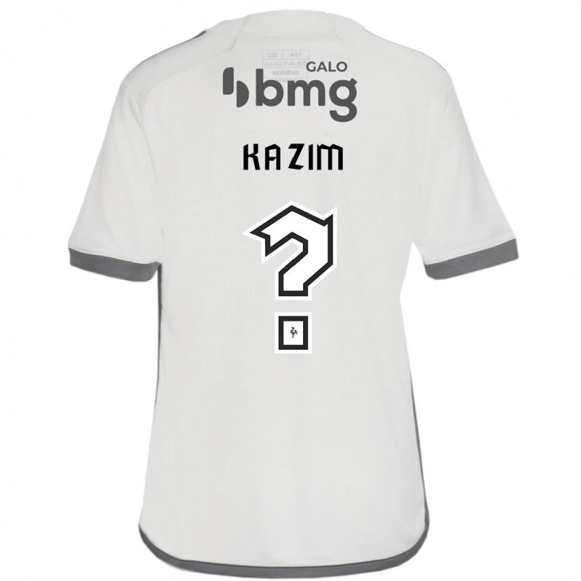 Danxen Kvinder Kazim #0 Hvid Sort Udebane Spillertrøjer 2025/26 Trøje T-Shirt
