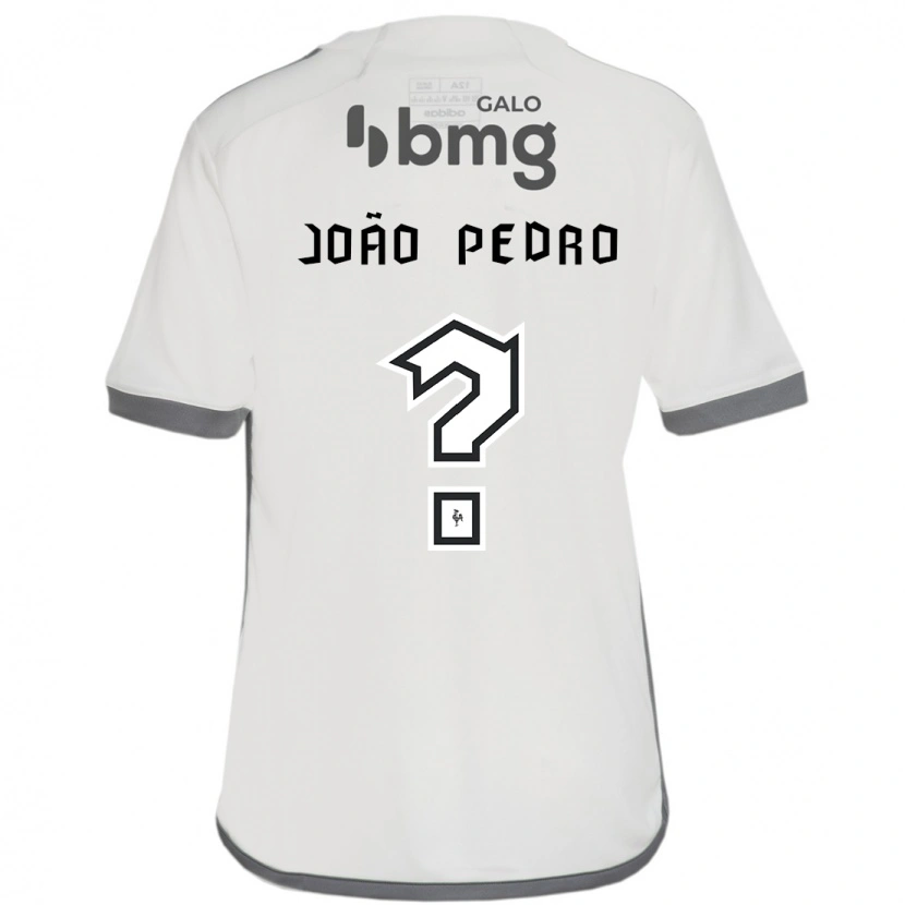 Danxen Kvinder João Pedro #0 Hvid Sort Udebane Spillertrøjer 2025/26 Trøje T-Shirt