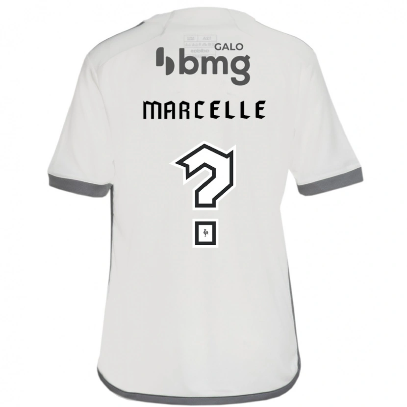 Danxen Kvinder Marcelle #0 Hvid Sort Udebane Spillertrøjer 2025/26 Trøje T-Shirt