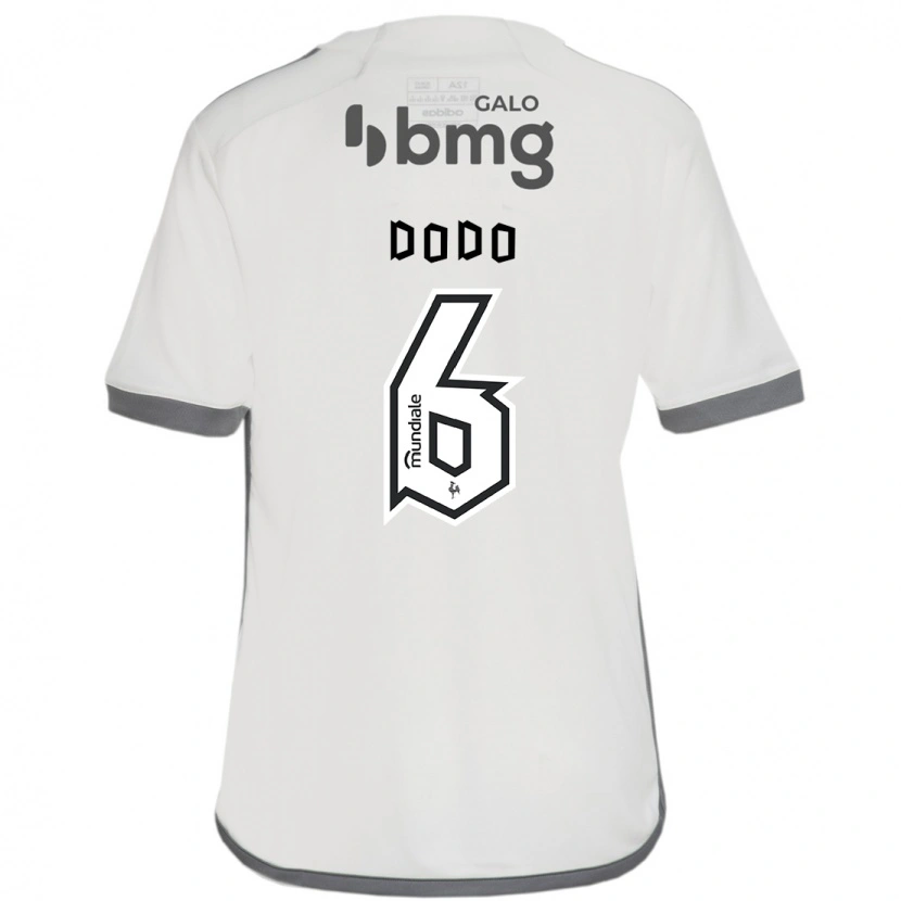 Danxen Kvinder Dodo #6 Hvid Sort Udebane Spillertrøjer 2025/26 Trøje T-Shirt