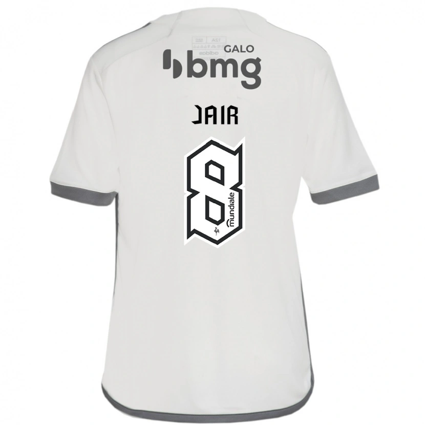 Danxen Kvinder Jair #8 Hvid Sort Udebane Spillertrøjer 2025/26 Trøje T-Shirt
