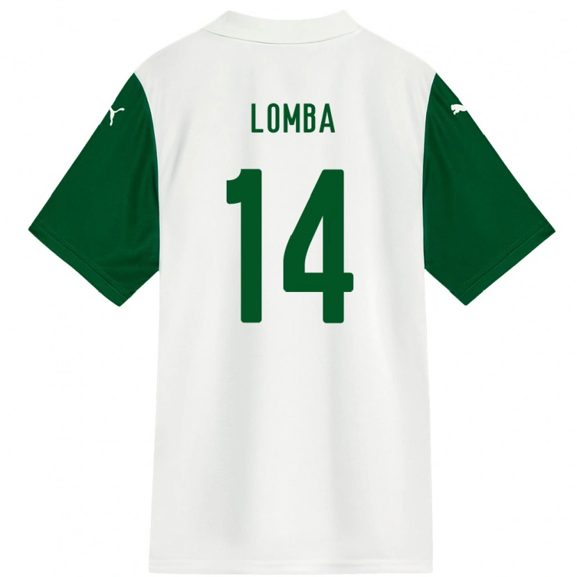 Danxen Kvinder Marcelo Lomba #14 Grøn Hvid Udebane Spillertrøjer 2025/26 Trøje T-Shirt