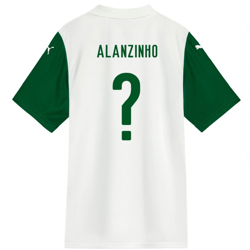 Danxen Kvinder Alanzinho #0 Grøn Hvid Udebane Spillertrøjer 2025/26 Trøje T-Shirt