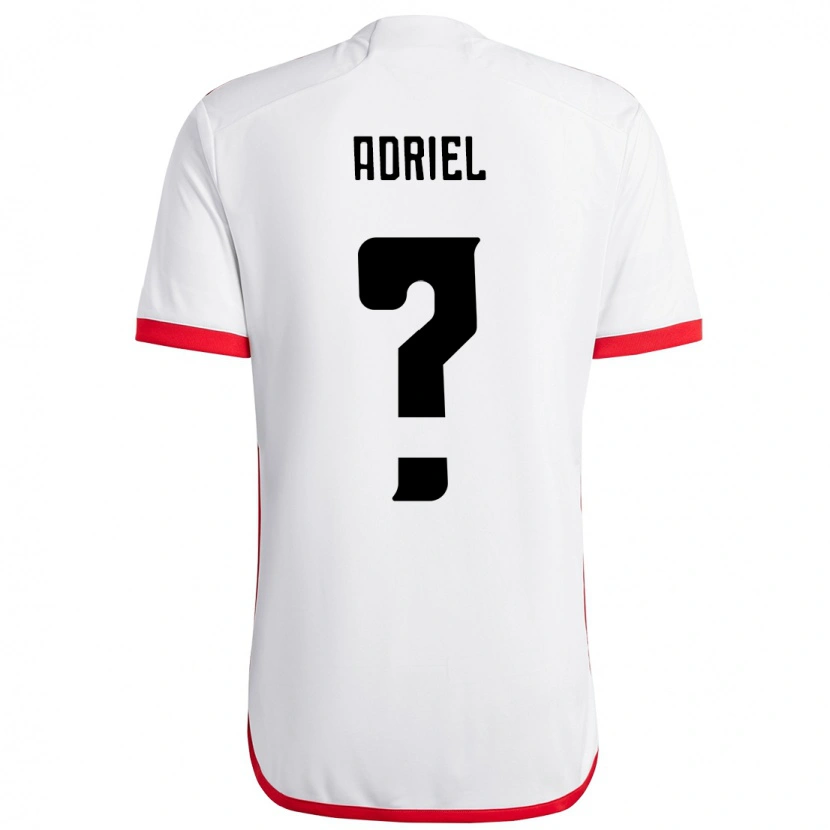 Danxen Kvinder Adriel #0 Rød Sort Udebane Spillertrøjer 2025/26 Trøje T-Shirt
