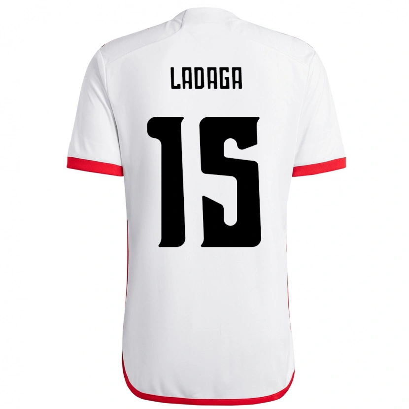 Danxen Kvinder Carol Ladaga #15 Rød Sort Udebane Spillertrøjer 2025/26 Trøje T-Shirt