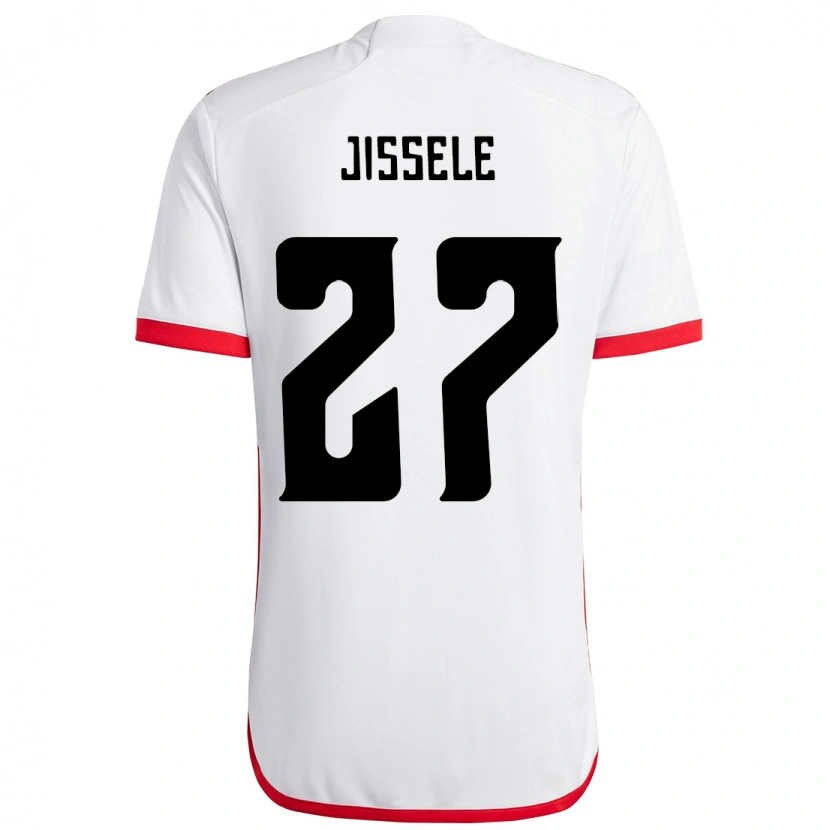 Danxen Kvinder Jissele #27 Rød Sort Udebane Spillertrøjer 2025/26 Trøje T-Shirt
