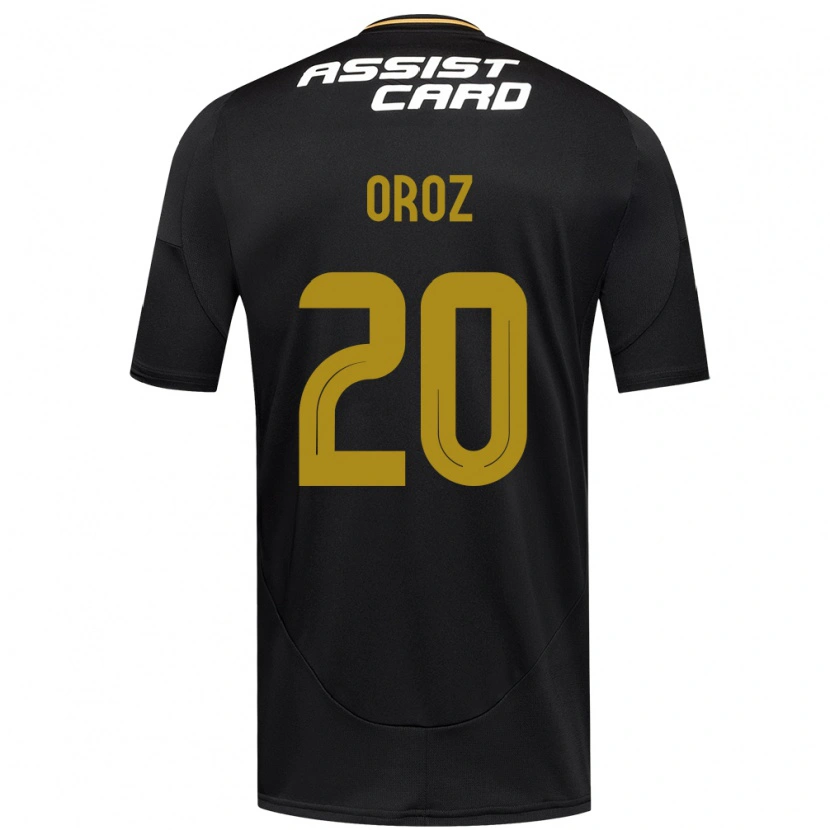 Danxen Kvinder Alexander Oroz #20 Sort Hvid Gul Udebane Spillertrøjer 2025/26 Trøje T-Shirt