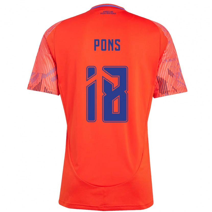 Danxen Kvinder Luciano Pons #18 Himmelblå Udebane Spillertrøjer 2025/26 Trøje T-Shirt