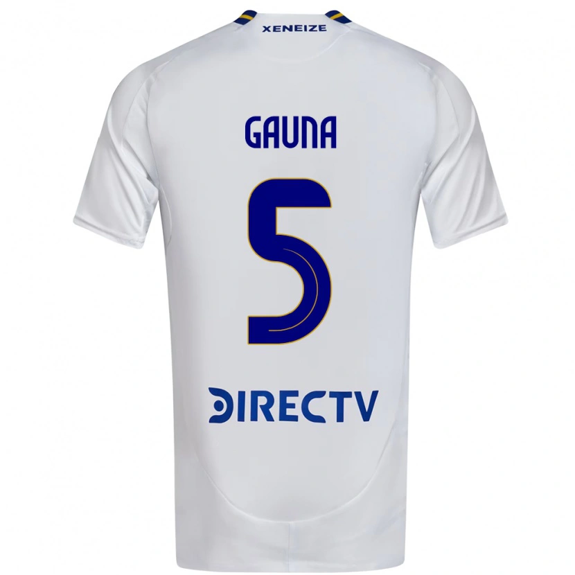 Danxen Kvinder Santiago Gauna #5 Royal Blå Gul Udebane Spillertrøjer 2025/26 Trøje T-Shirt