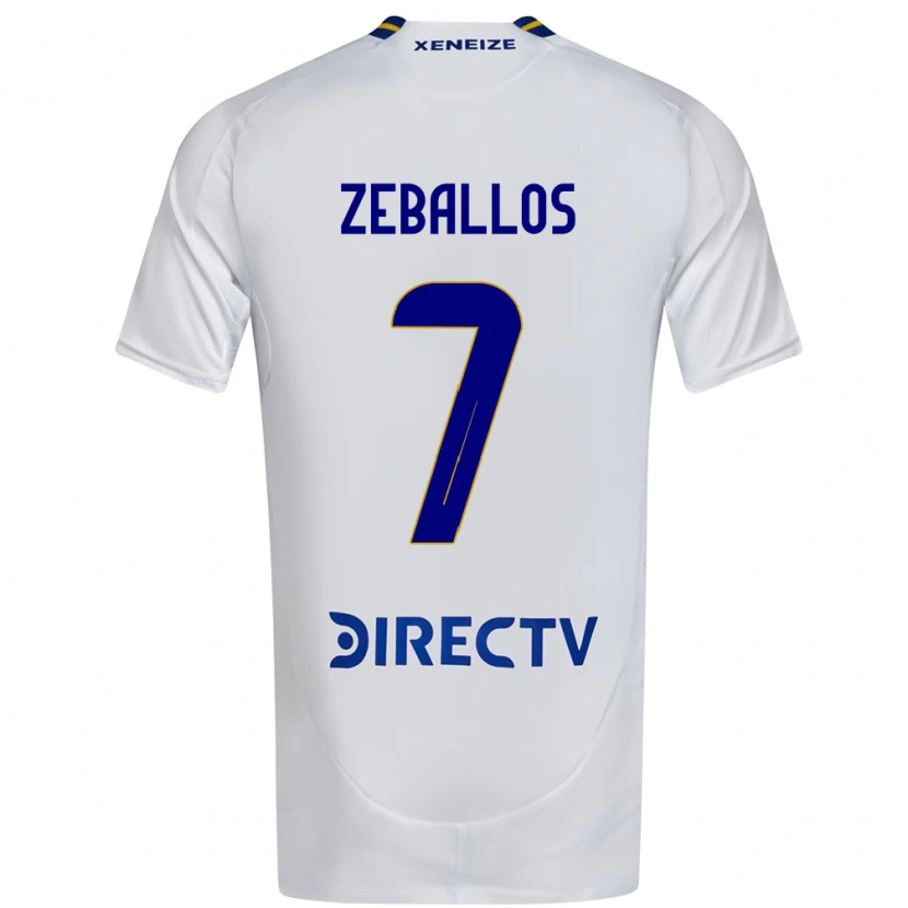 Danxen Kvinder Exequiel Zeballos #7 Royal Blå Gul Udebane Spillertrøjer 2025/26 Trøje T-Shirt