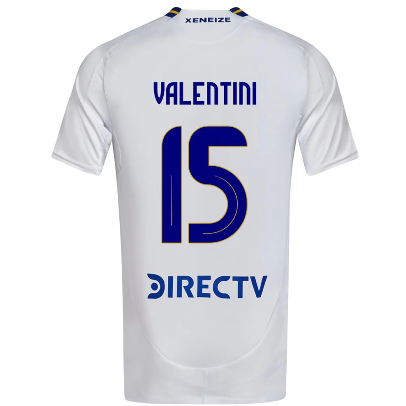 Danxen Kvinder Nicolas Valentini #15 Royal Blå Gul Udebane Spillertrøjer 2025/26 Trøje T-Shirt