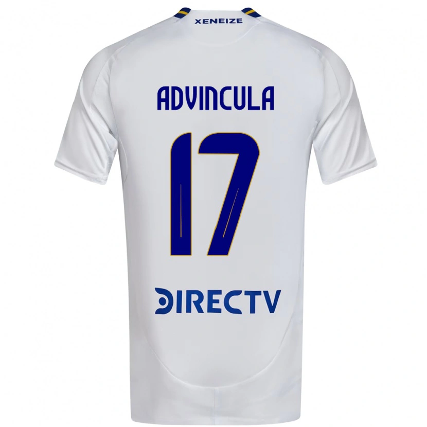 Danxen Kvinder Luis Advíncula #17 Royal Blå Gul Udebane Spillertrøjer 2025/26 Trøje T-Shirt