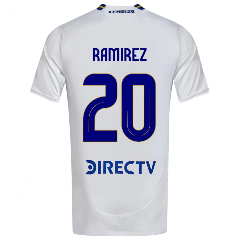 Danxen Kvinder Juan Ramirez #20 Royal Blå Gul Udebane Spillertrøjer 2025/26 Trøje T-Shirt