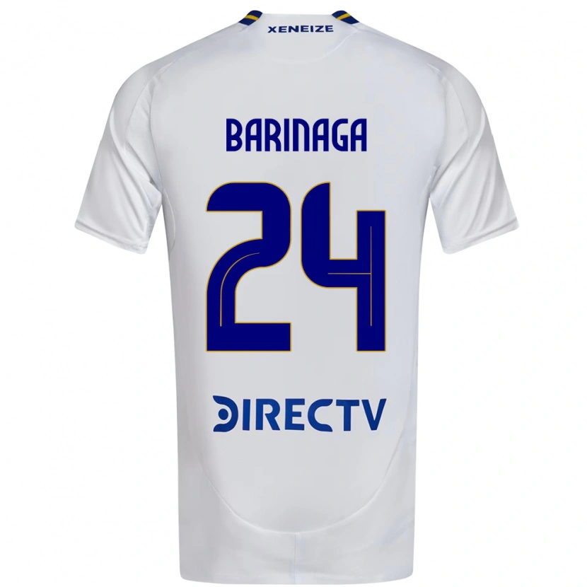 Danxen Kvinder Juan Barinaga #24 Royal Blå Gul Udebane Spillertrøjer 2025/26 Trøje T-Shirt
