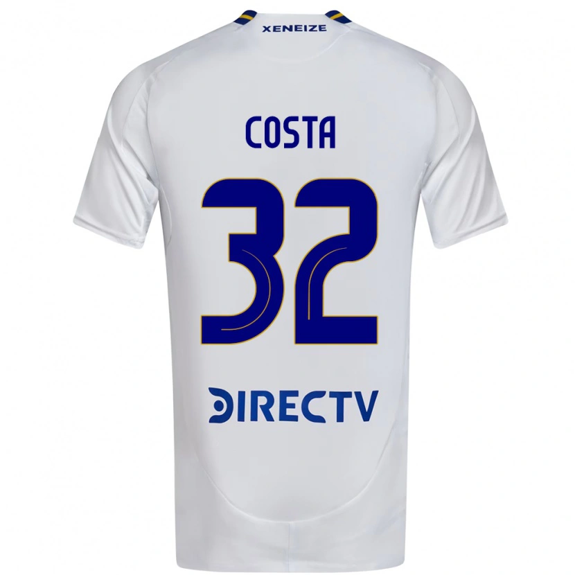 Danxen Kvinder Ayrton Costa #32 Royal Blå Gul Udebane Spillertrøjer 2025/26 Trøje T-Shirt