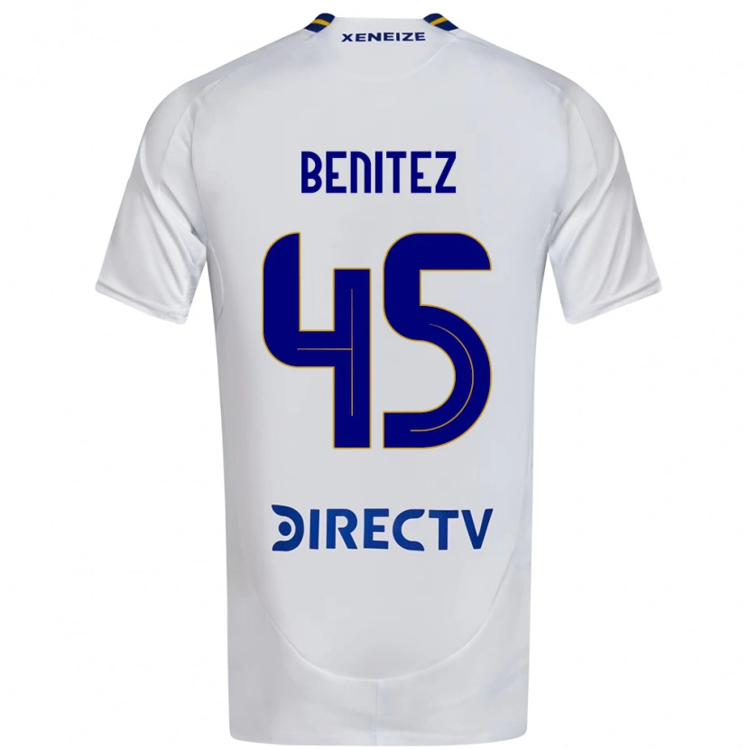 Danxen Kvinder Mauricio Benitez #45 Royal Blå Gul Udebane Spillertrøjer 2025/26 Trøje T-Shirt