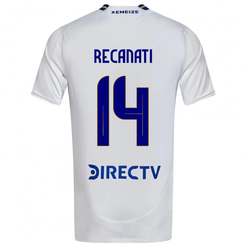 Danxen Kvinder Bianca Recanati #14 Royal Blå Gul Udebane Spillertrøjer 2025/26 Trøje T-Shirt
