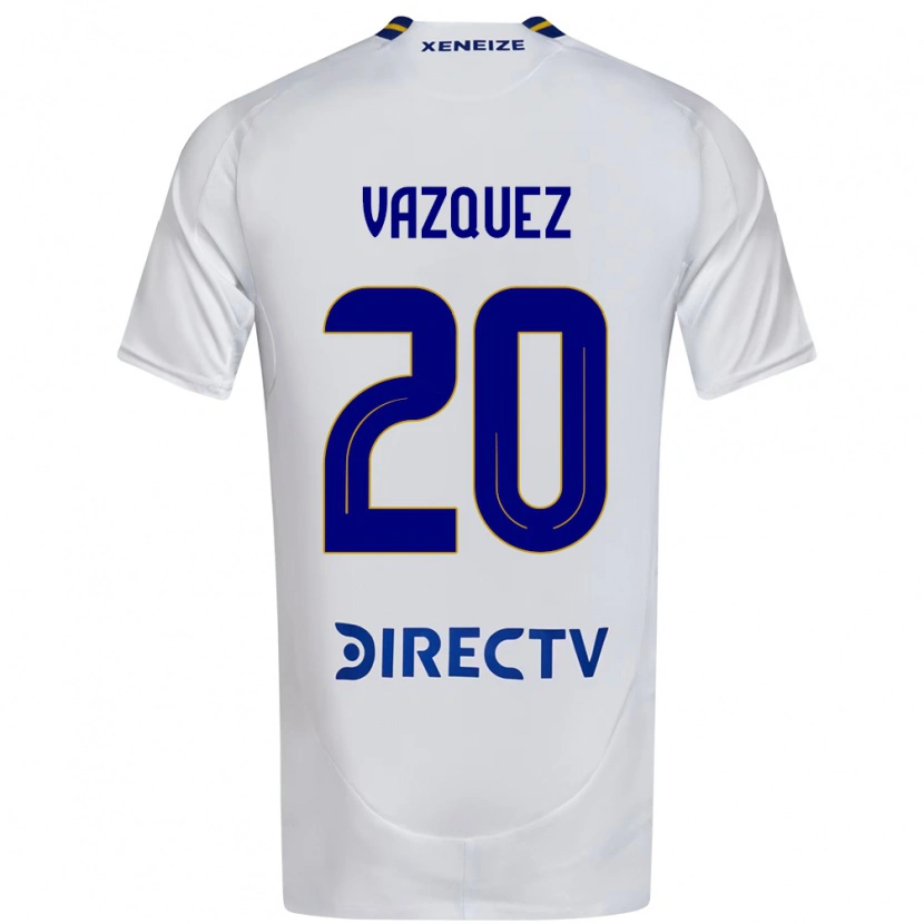 Danxen Kvinder Constanza Vazquez #20 Royal Blå Gul Udebane Spillertrøjer 2025/26 Trøje T-Shirt