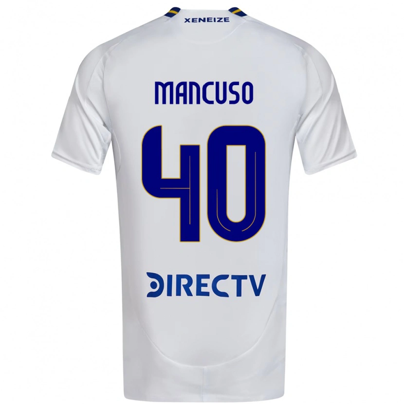 Danxen Kvinder Eros Mancuso #40 Royal Blå Gul Udebane Spillertrøjer 2025/26 Trøje T-Shirt