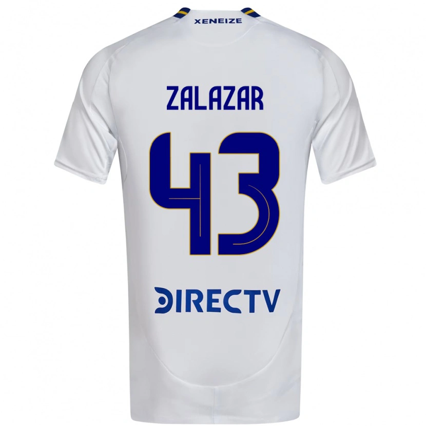 Danxen Kvinder Maximiliano Zalazar #43 Royal Blå Gul Udebane Spillertrøjer 2025/26 Trøje T-Shirt