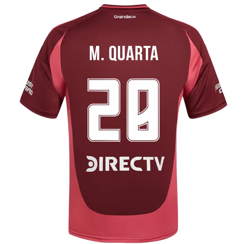 Danxen Kvinder Lucas Martínez Quarta #28 Hvid Rød Udebane Spillertrøjer 2025/26 Trøje T-Shirt