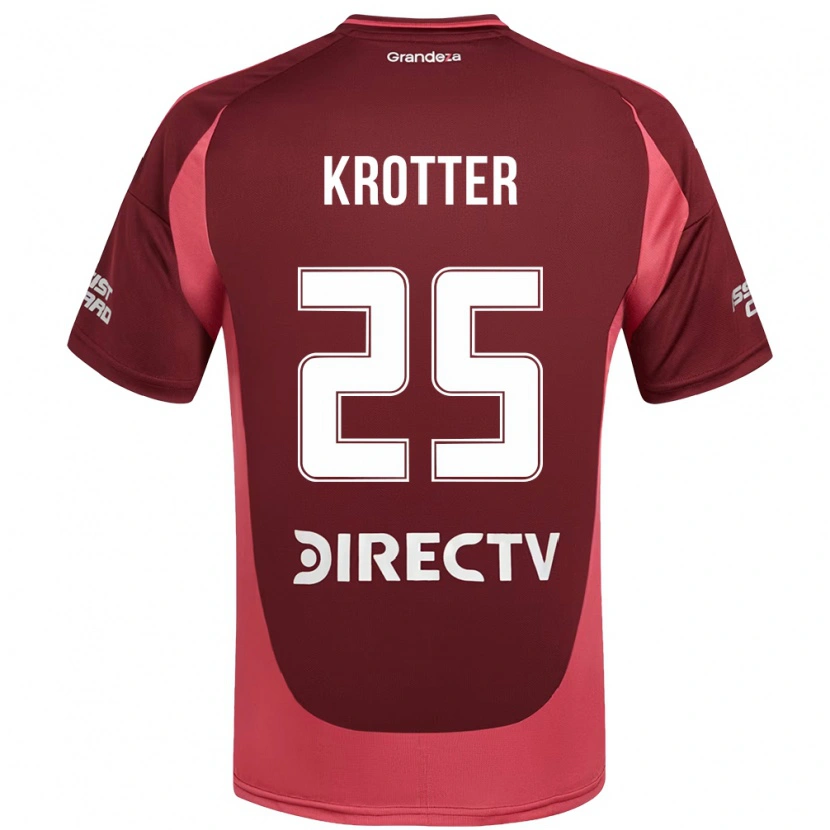 Danxen Kvinder Martina Krotter #25 Hvid Rød Udebane Spillertrøjer 2025/26 Trøje T-Shirt