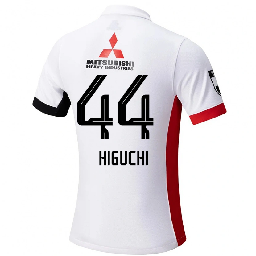 Danxen Kvinder Yota Higuchi #44 Rød Hvid Udebane Spillertrøjer 2025/26 Trøje T-Shirt