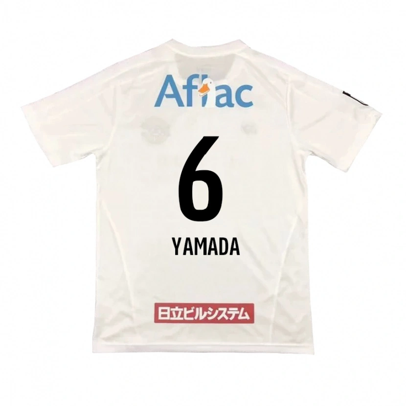 Danxen Kvinder Yuto Yamada #6 Sort Gul Udebane Spillertrøjer 2025/26 Trøje T-Shirt