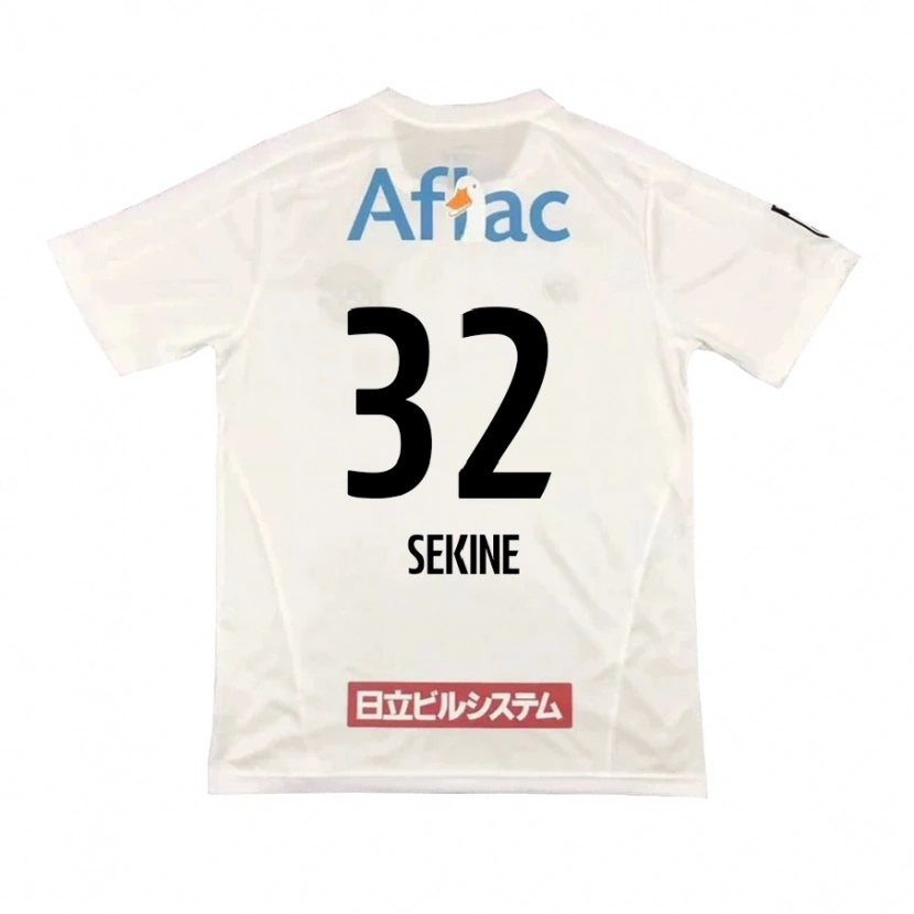 Danxen Kvinder Hiroki Sekine #32 Sort Gul Udebane Spillertrøjer 2025/26 Trøje T-Shirt
