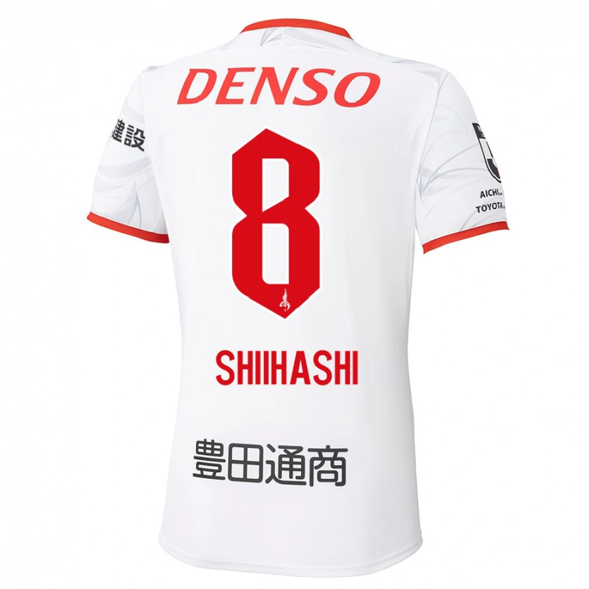 Danxen Kvinder Keiya Shiihashi #8 Rød Gul Udebane Spillertrøjer 2025/26 Trøje T-Shirt