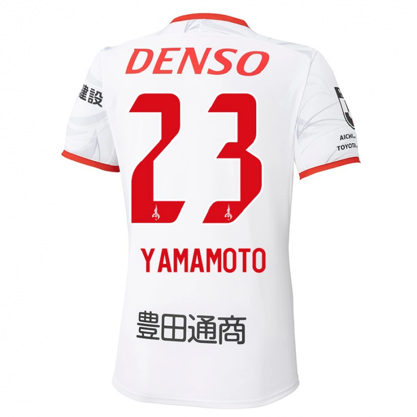 Danxen Kvinder Haruki Yamamoto #23 Rød Gul Udebane Spillertrøjer 2025/26 Trøje T-Shirt