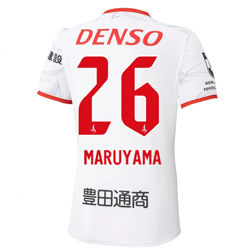 Danxen Kvinder Serato Maruyama #26 Rød Gul Udebane Spillertrøjer 2025/26 Trøje T-Shirt