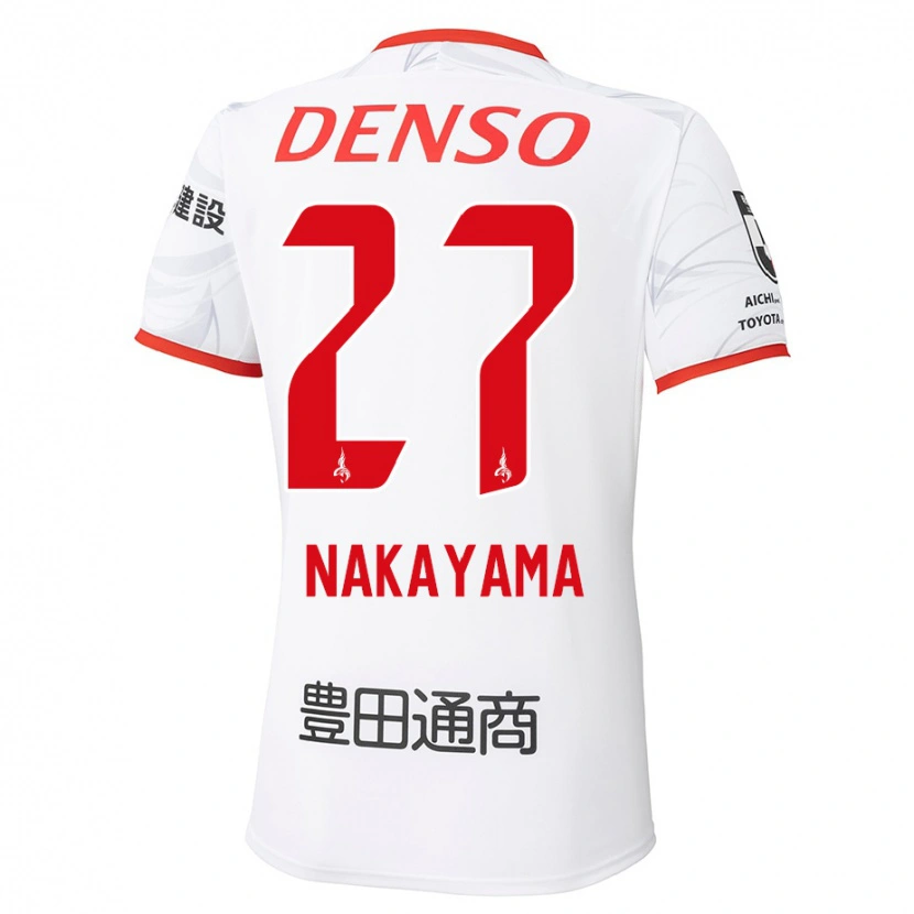 Danxen Kvinder Katsuhiro Nakayama #27 Rød Gul Udebane Spillertrøjer 2025/26 Trøje T-Shirt