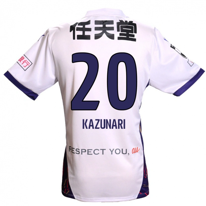 Danxen Kvinder Kazunari Kita #20 Lilla Hvid Sort Udebane Spillertrøjer 2025/26 Trøje T-Shirt