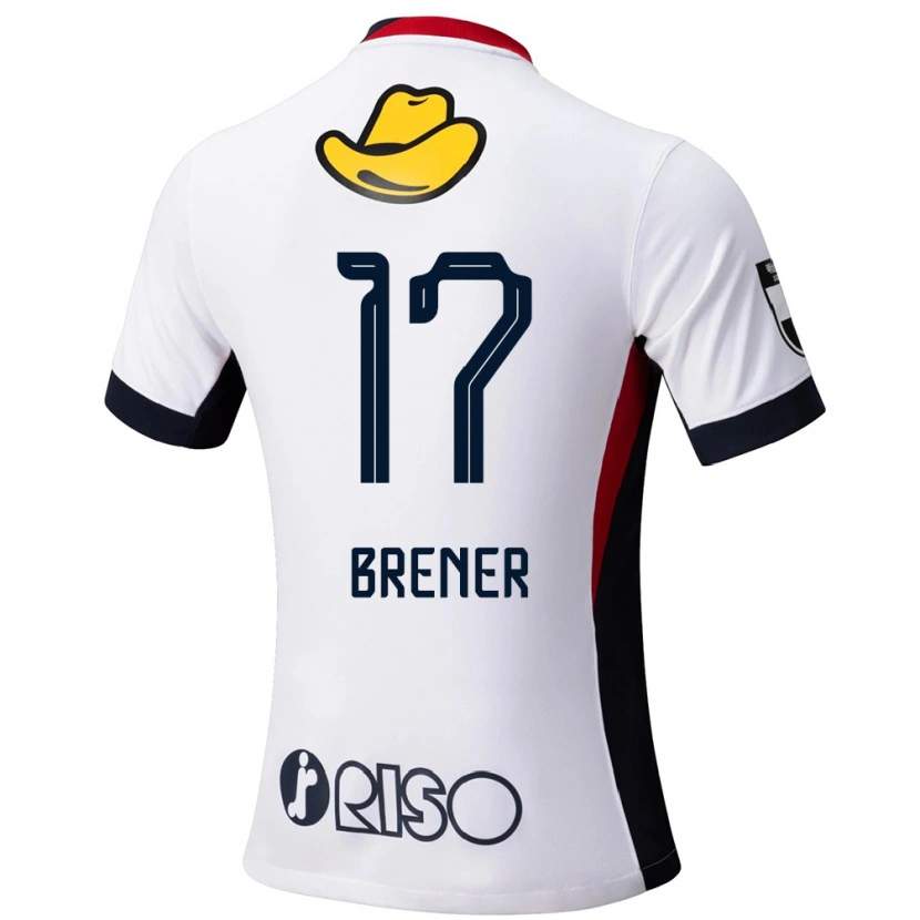 Danxen Kvinder Talles Brener #17 Rød Sort Udebane Spillertrøjer 2025/26 Trøje T-Shirt