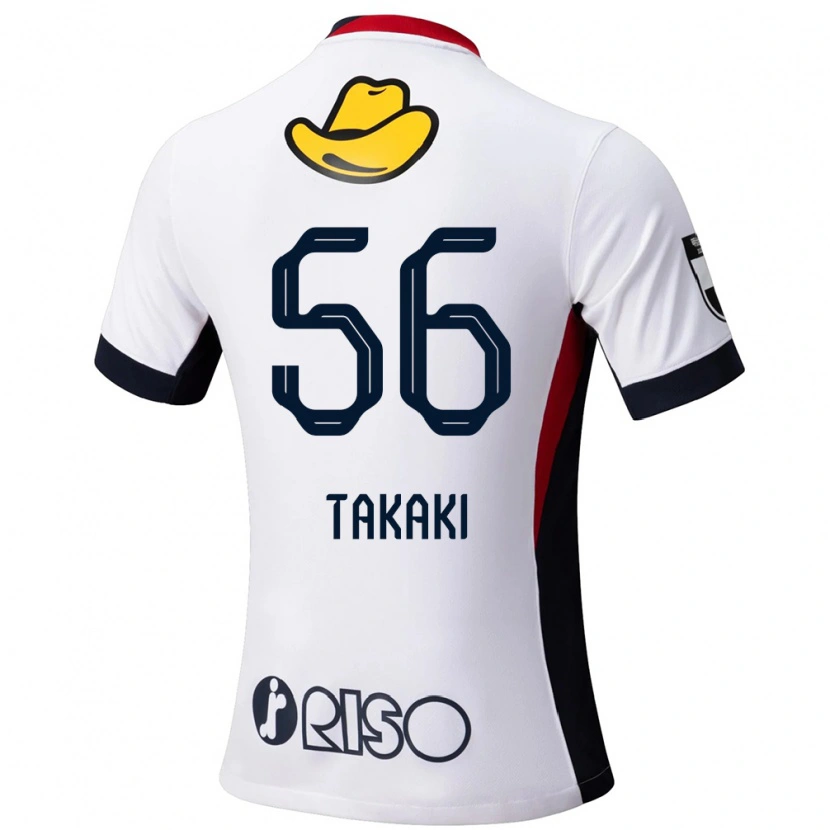 Danxen Kvinder Eito Takaki #56 Rød Sort Udebane Spillertrøjer 2025/26 Trøje T-Shirt